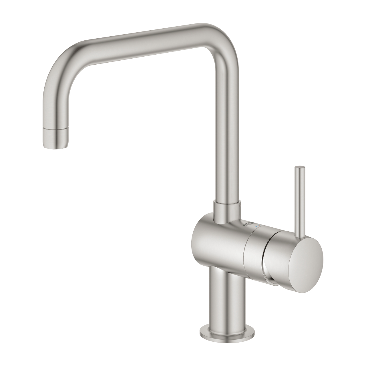 Смеситель для кухни GROHE Minta с U-изливом, суперсталь (32488DC0) - Вид №1