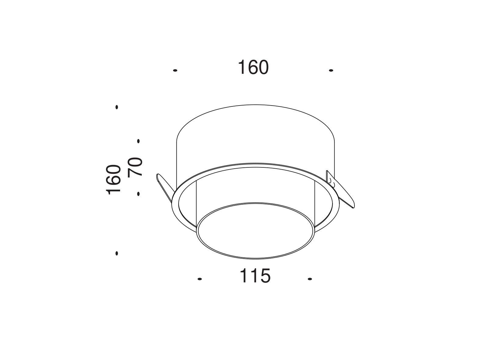 Алюминиевый регулируемый светодиодный прожектор Renzo Serafini SPOT ARCH-00003265 - Вид №5