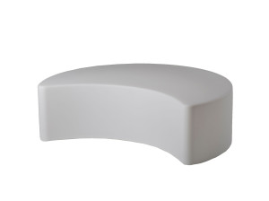 Светящаяся садовая скамейка из полиэтилена