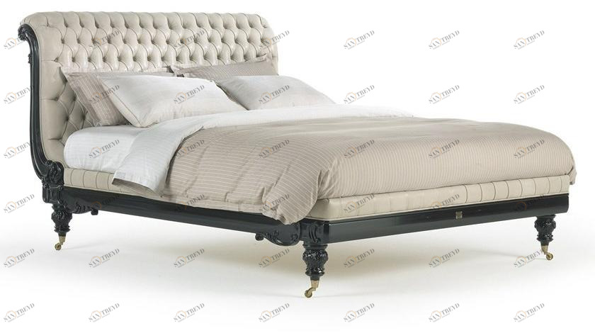 Gianfranco Ferré Home Двуспальная кровать с тафтинговым изголовьем Allister sun-id-1474508