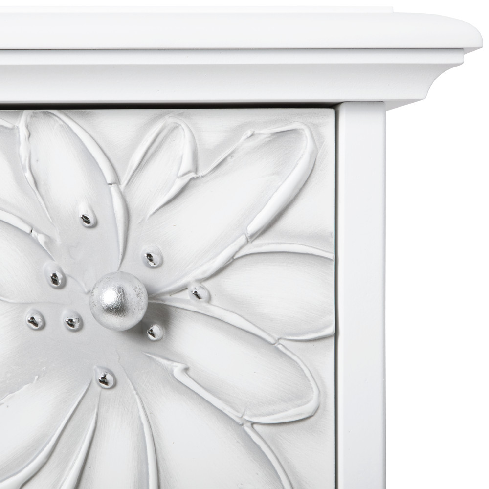 11620 Тумба для обуви Терра-3 (с 3-мя ящиками) Айс Античное серебро BOGACHO 4627196590533 - Вид №1