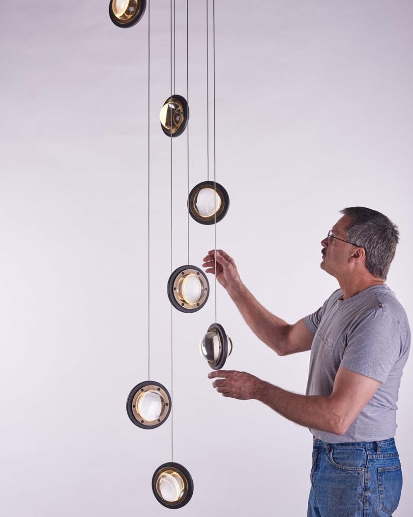 Karice Lighting Светодиодный подвесной светильник из латуни Da vinci sun-id-1467510 - Вид №2