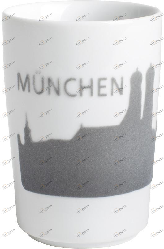 394605A26514C Пять чувств макси-чашки 0,35 л сенсорный! мюнхен горизонт серый Kahla-porzellan 