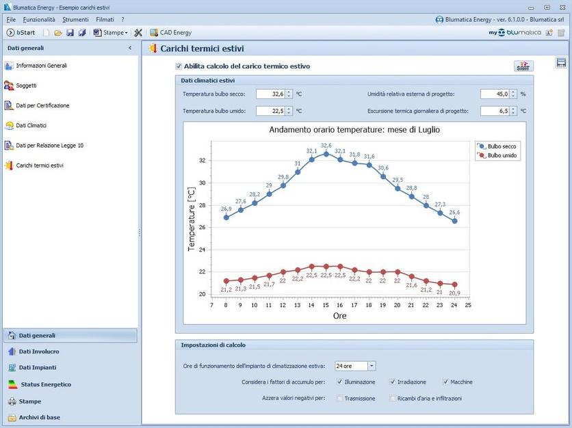 Blumatica Расчет летней системы кондиционирования sun-id-1509861 - Вид №2