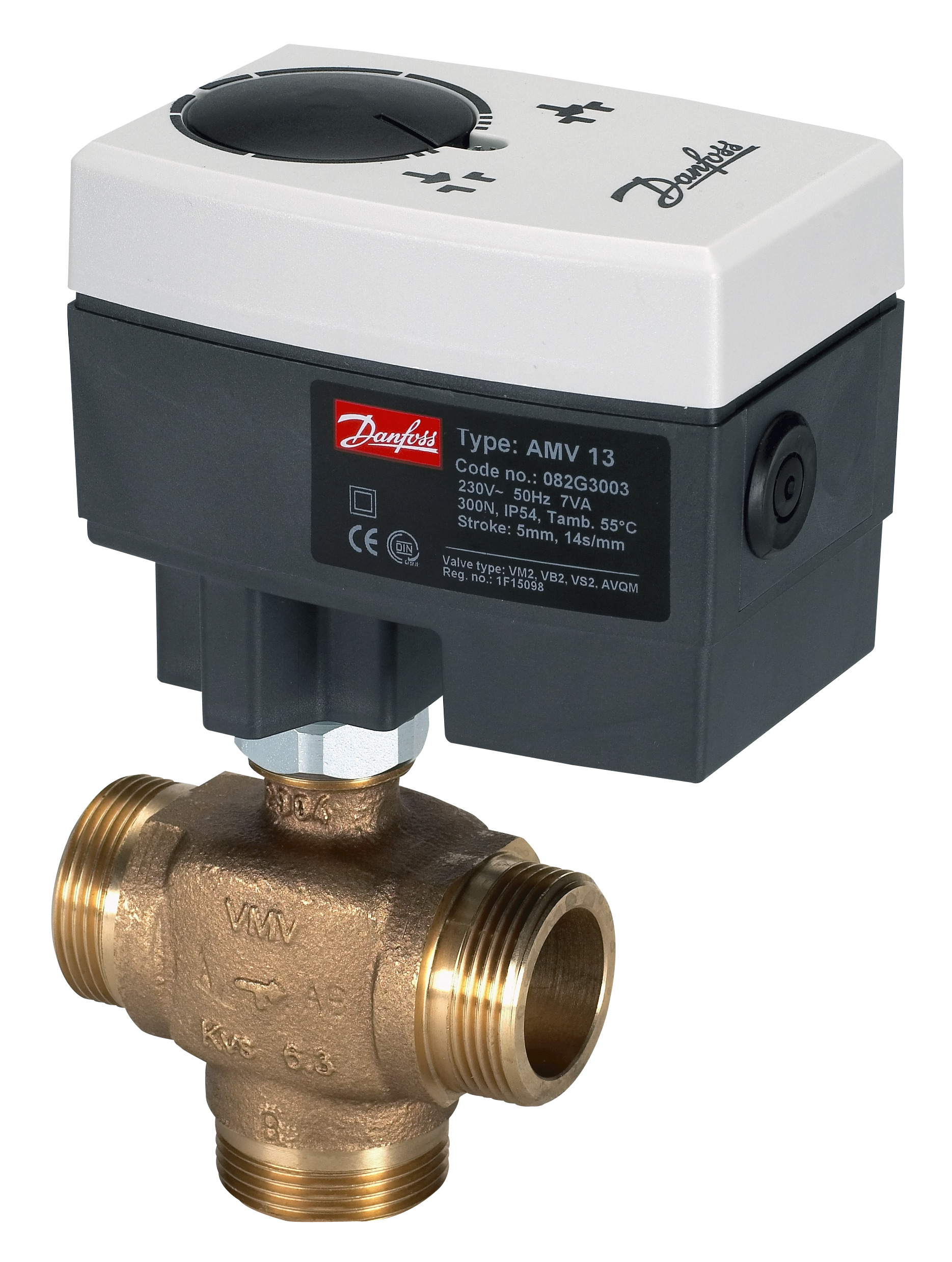 Danfoss Редукторные электроприводы с трехпозиционным управлением ARV 152 230В 15с/мм 082G6007  - Вид №21