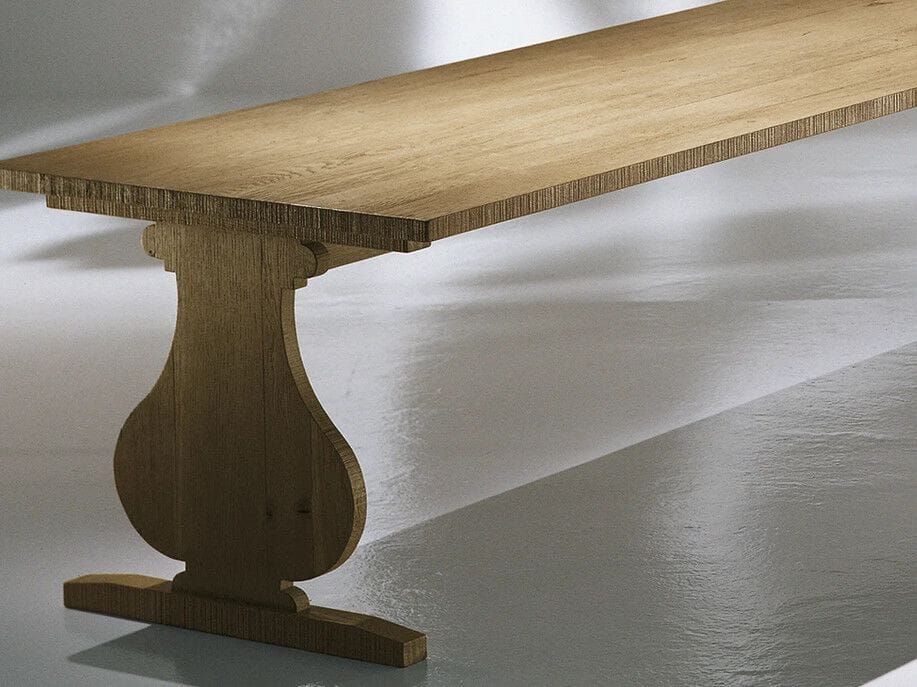 Прямоугольный обеденный стол из массива дерева Lando FRANCIS ARCH-00067422 - Вид №1