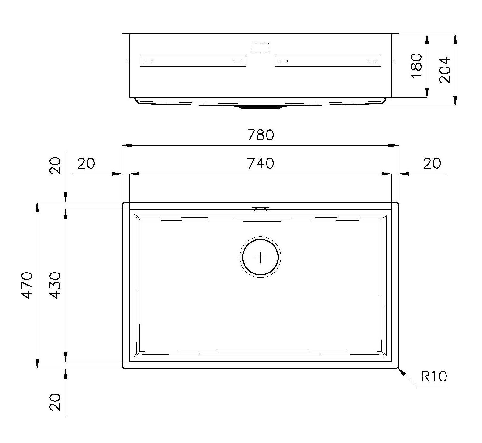 Раковина из нержавеющей стали Foster Quadra Evo ARCH-00089475 - Вид №9