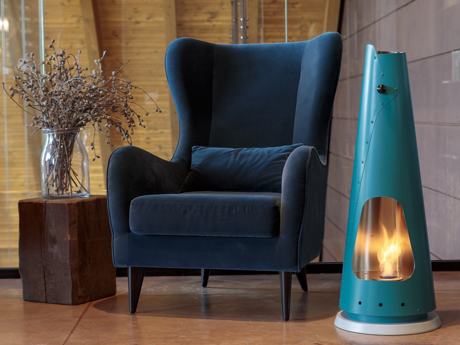 Биоэтанол из нержавеющей стали отдельно стоящий камин In Stock Focotto ARCH-00126951 - Вид №1