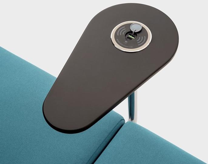 Viganò Столик металлический с разъемом USB George sun-id-1355479 - Вид №3