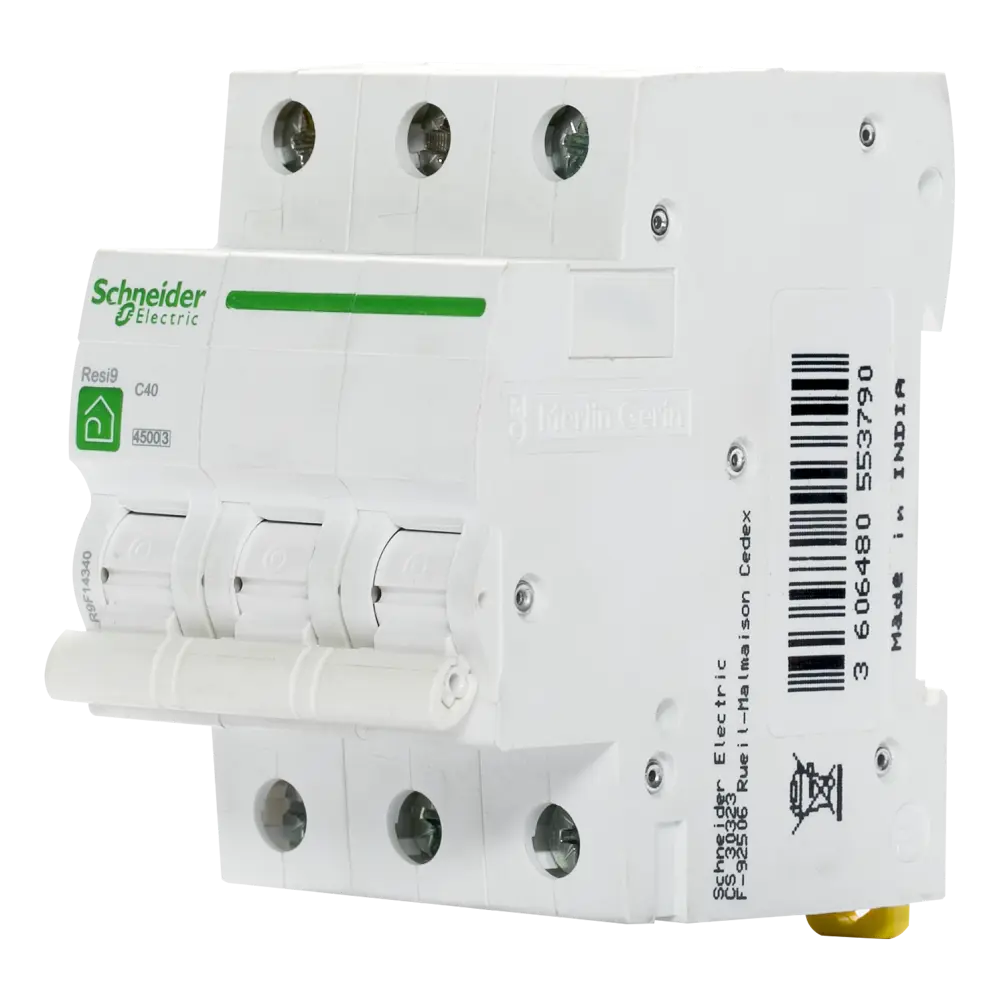 Автоматический выключатель Schneider Electric Resi9 3P 40 A 4.5 кА C 16600297 STLM-2147853  - Вид №4