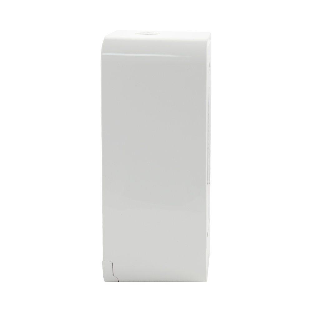 GFmark - Дозатор СЕНСОРНЫЙ, ДЕЗИНФЕКЦИЯ, заоваленный, пластик АБС, БЕЛЫЙ, с полоской, 1000 мл, код: 728  - Вид №5