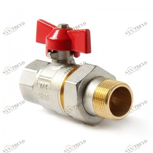 Кран шаровый 1/2 с нак. гайкой баб. Н-В РА PROAQUA 181166