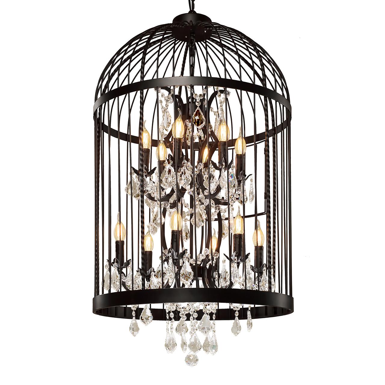 Подвесная люстра Loft IT Loft1891/12 LOFT IT ДИЗАЙНЕРСКИЕ, LOFT1891 075110 Черный  - Вид №1