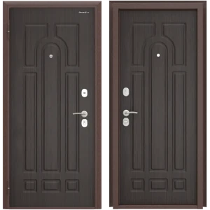 Дверь входная металлическая Оптим 88x205 см левая венге 84226057 STLM-2069794