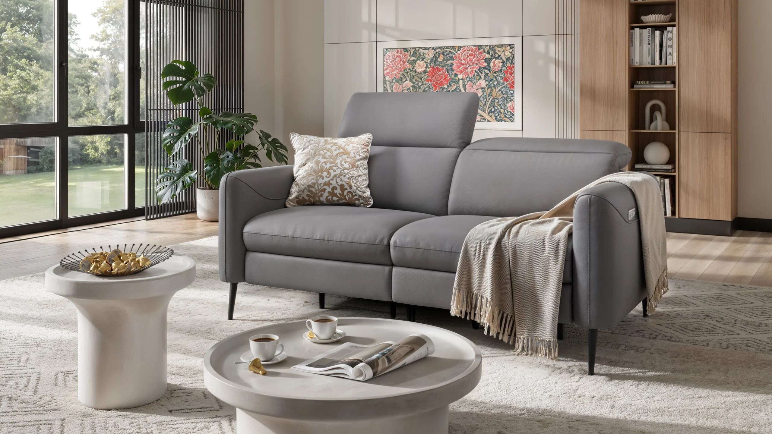 2-местный кожаный диван Sofanella Мессина ARCH-00119834 - Вид №4