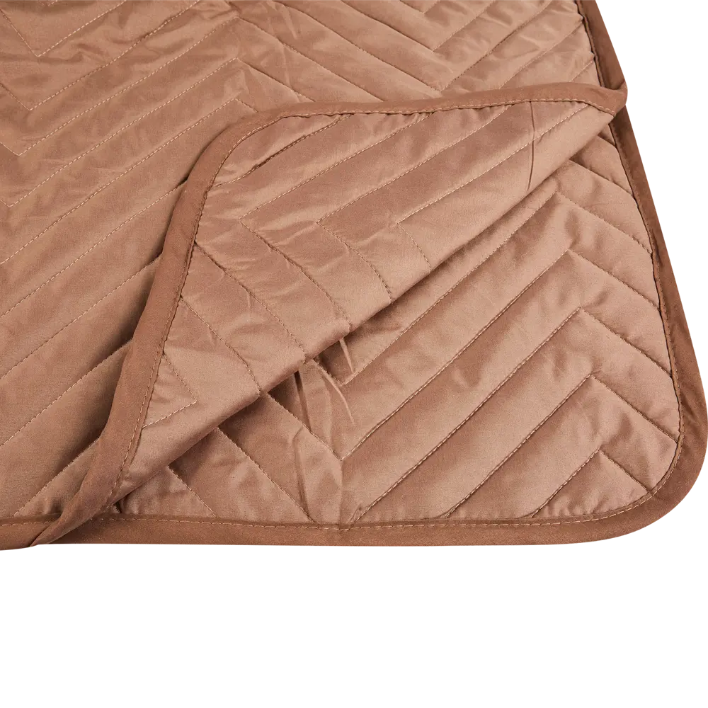 Покрывало Нью 200x240 см микрофибра цвет коричневый Terra 3 86447370 STLM-2099568 SEASONS  - Вид №2