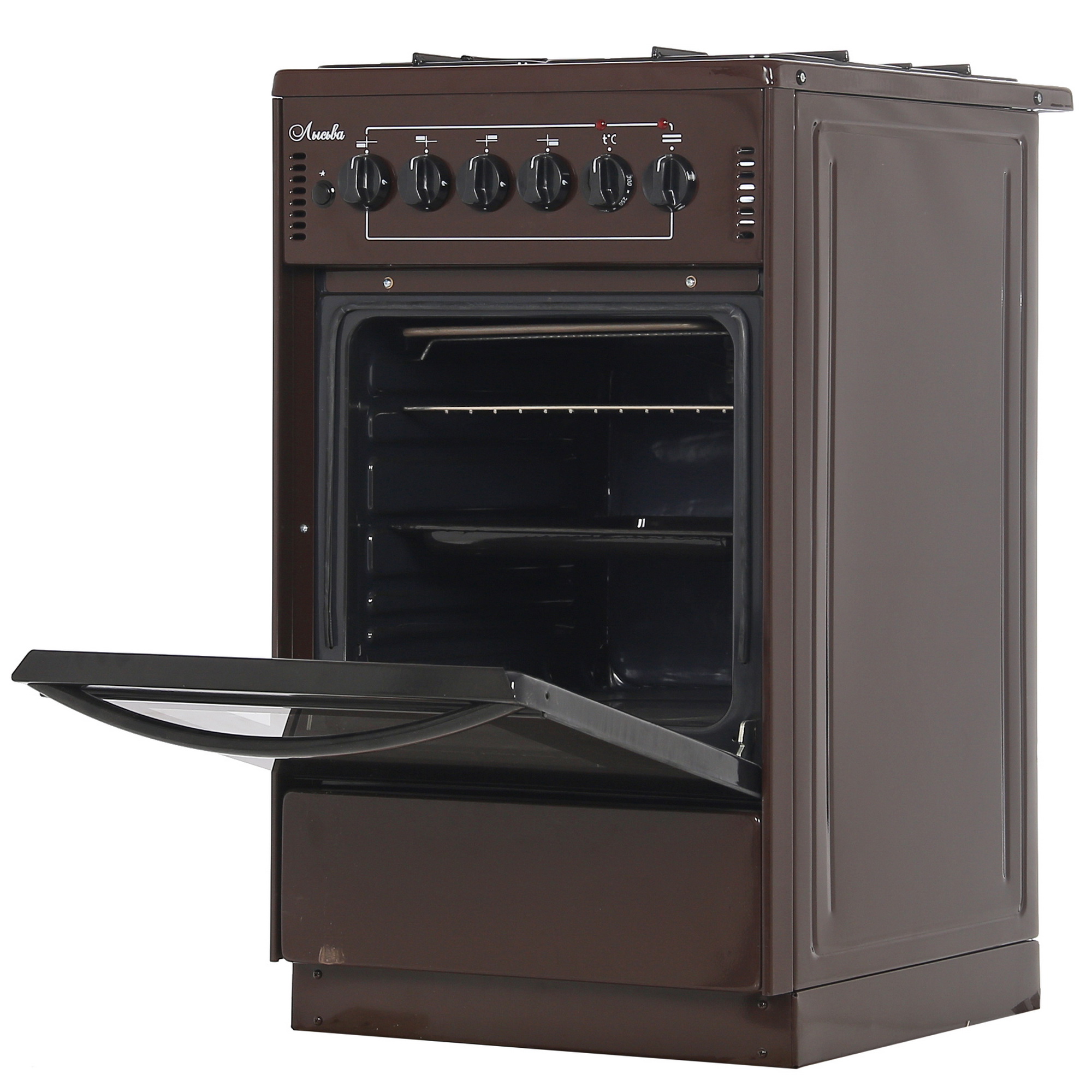 8125819 Комбинированная плита Лысьва ЭГ 401-2у коричневый STDN-0089750 - Вид №4