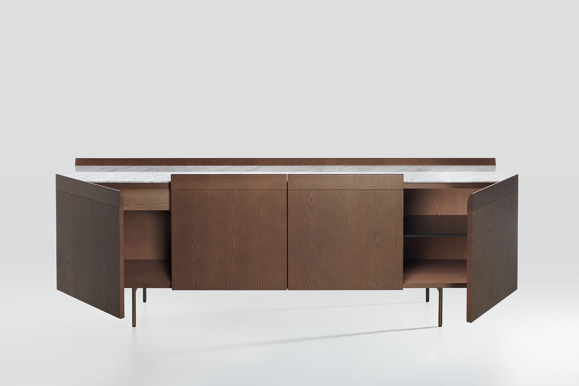 Шкаф из ясеня с распашными дверями Potocco Avant ARCH-00069453 - Вид №1