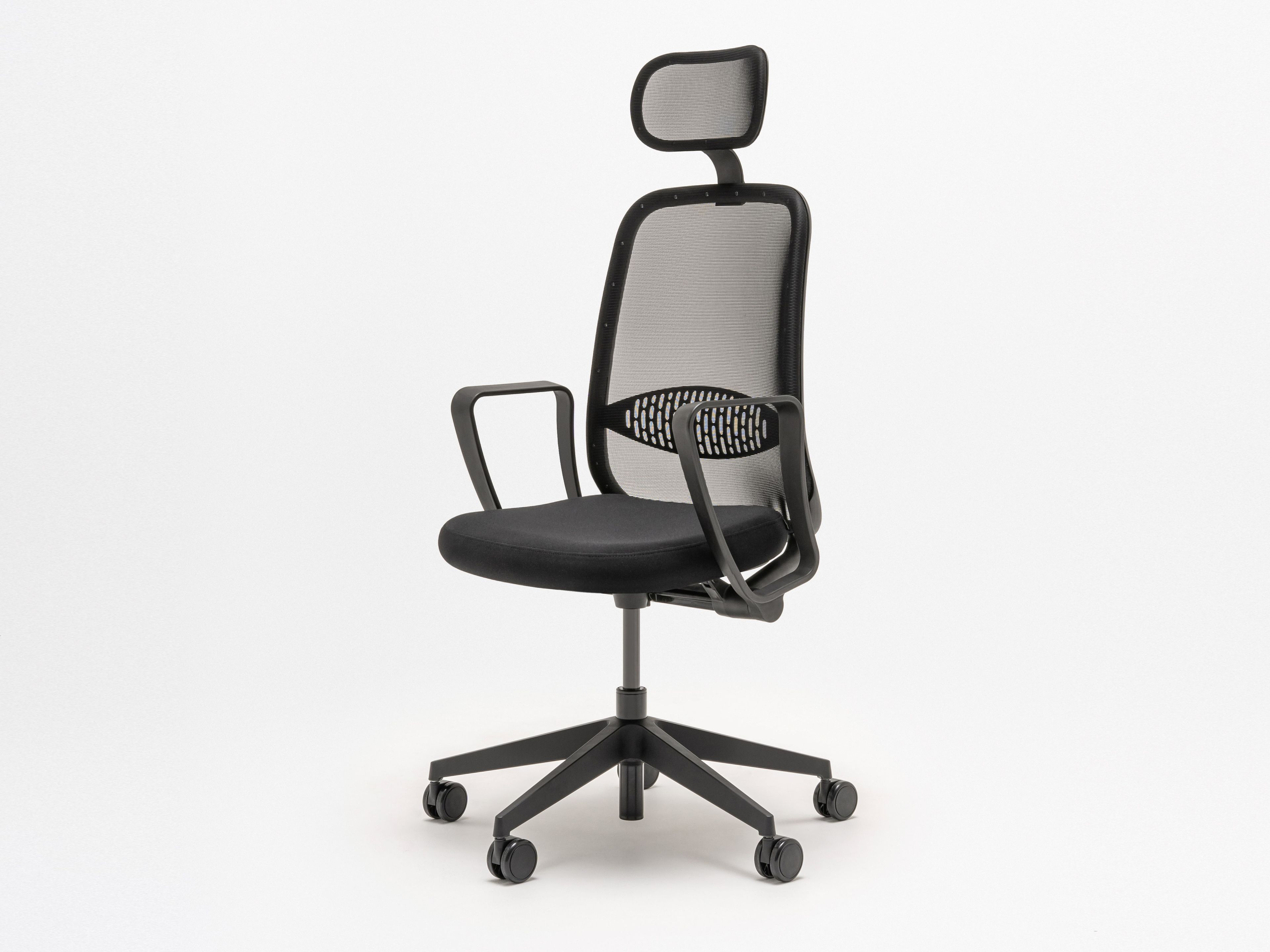 Тканевый поворотный офисный стул с подголовником MDD HI DRIVE ARCH-00116456 - Вид №24