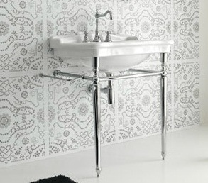 25337 Напольная раковина стоящая овальная Ceramica Hidra ELLADE - Вид №8