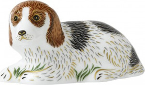 10548769 Royal Crown Derby Пресс-папье Royal Crown Derby "Собака" 5см (эксклюзив для Дома Фарфора) Фарфор костяной