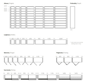 Шкаф из дерева и стекла с раздвижными дверями
