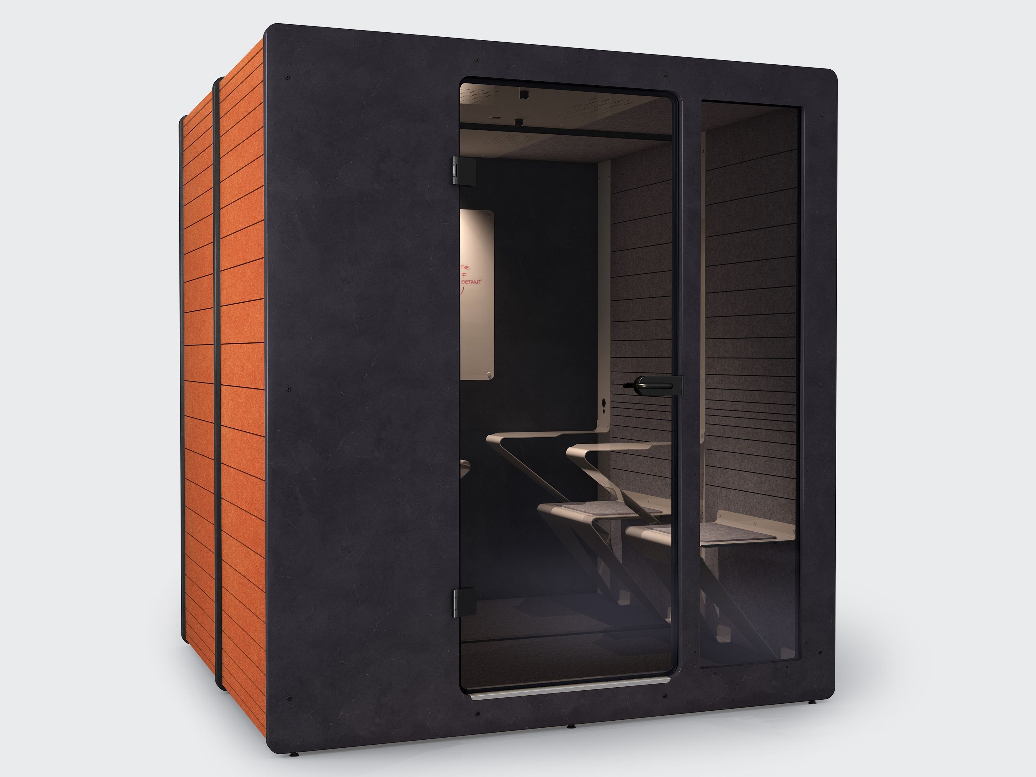 Акустическая офисная кабина со встроенным освещением IMPACT ACOUSTIC® CHATPOD 700 BENCH ARCH-00099467 - Вид №2