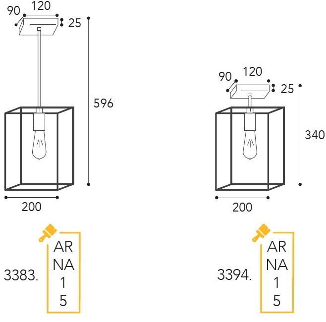 Moretti Luce Квадратный подвесной светильник Cubic sun-id-1397248 - Вид №3