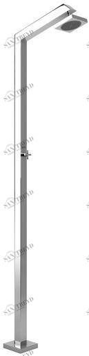 Inoxstyle Летний душ из нержавеющей стали Tecno cube 01015