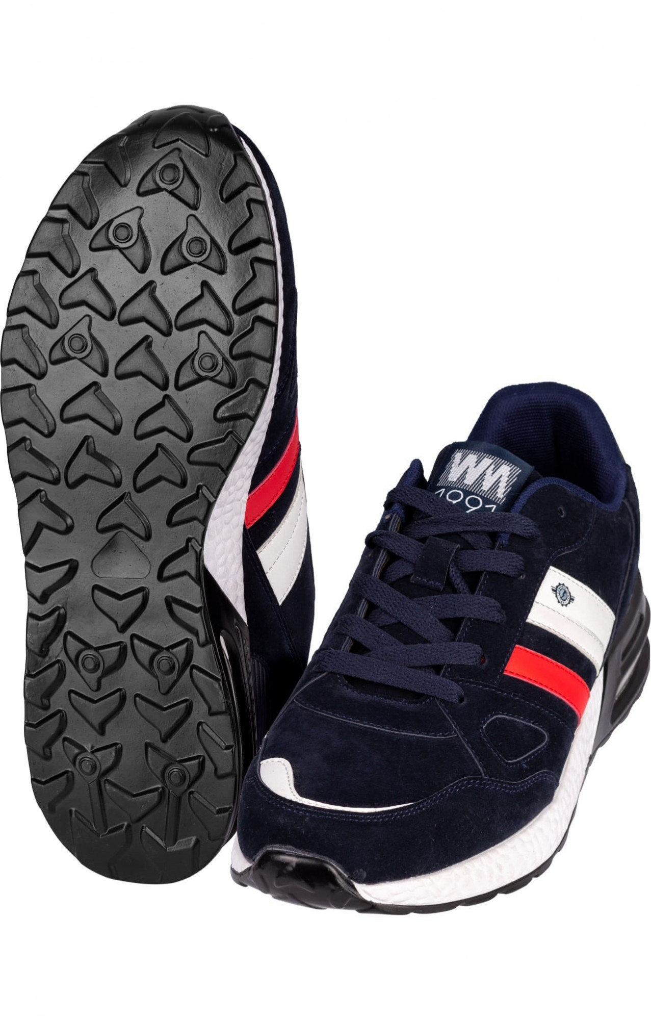 4957503 Кроссовки  Oceanic (сине-красные) WorkMax  Летняя обувь Santreyd 