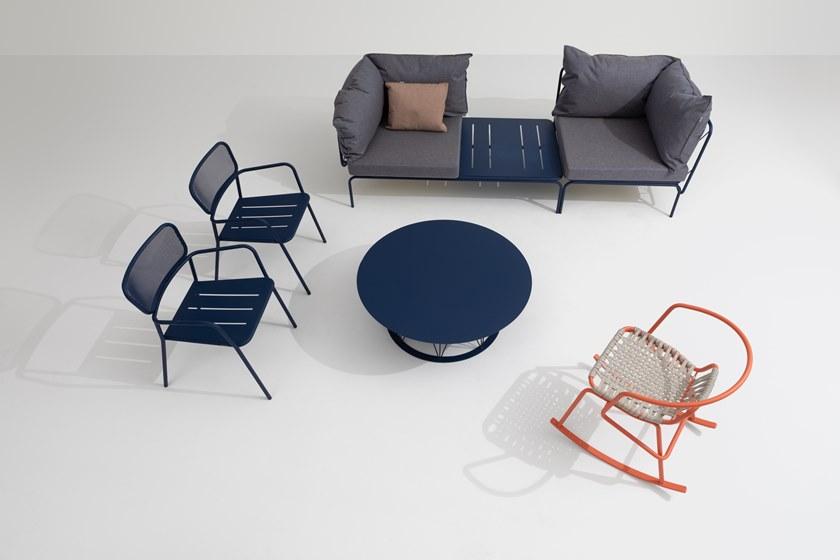 Garda Furniture Низкий круглый журнальный столик из стали с порошковым покрытием Ataman Ga05xl - Вид №2