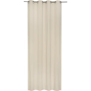 Штора с люверсами Jeanne Trench, 135х280 см, однотонный, цвет бежевый