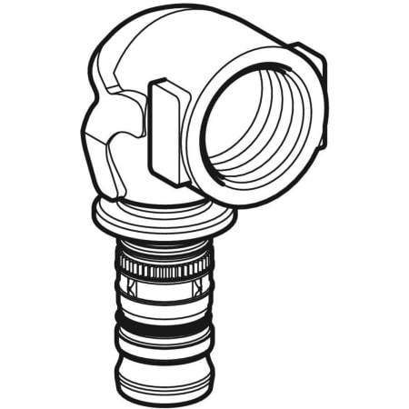 605.259.00.5 Переходной отвод Geberit Mepla 90°, с внутренней резьбой Geberit  - Вид №1
