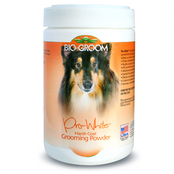 Т00000614 Пудра косметическая Pro white harsh жесткая 236мл BIO-GROOM 