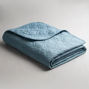 Покрывало Бельвита 220x240 см замша цвет серебристый