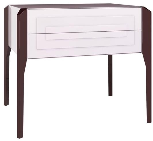 Jetclass Прямоугольная тумбочка из фанерованной древесины с ящиками Stuart Jsa107 - Вид №1