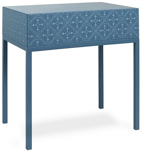 Barba design Прямоугольная прикроватная тумбочка с ящиками, лакированная hdf Tiles C.54 - Вид №1