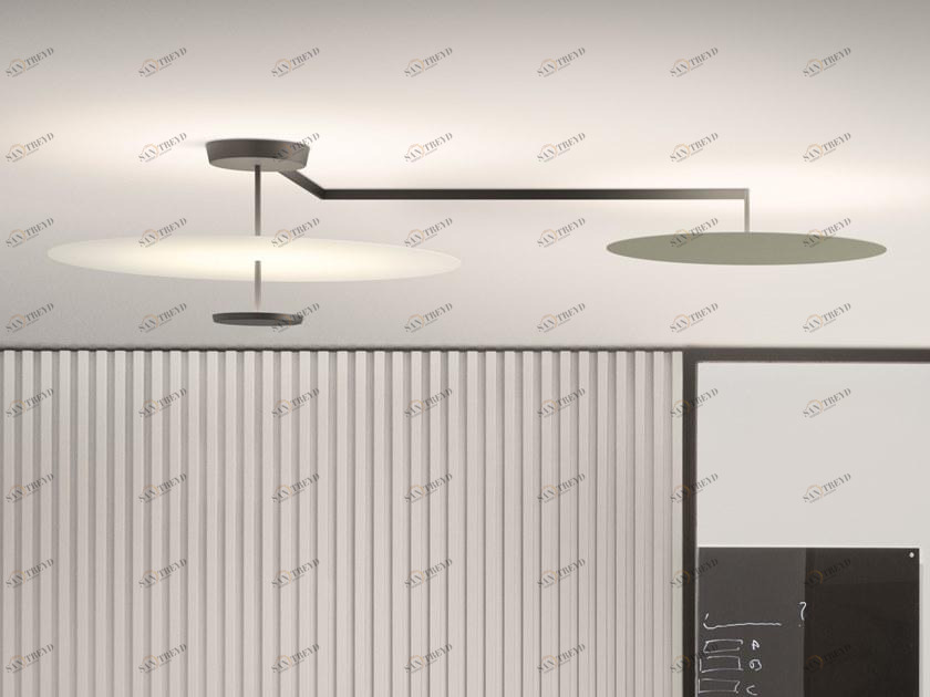 Vibia Металлический светодиодный потолочный светильник Flat 5924