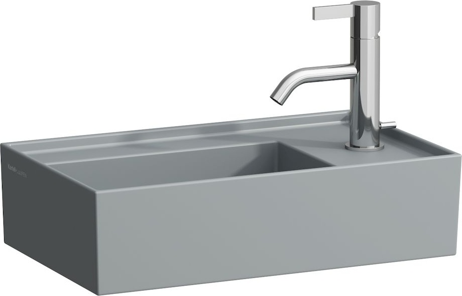 H8153347581111 Мини-раковина, ассиметричная, со специальным скрытым сливом LAUFEN PRO - Вид №8
