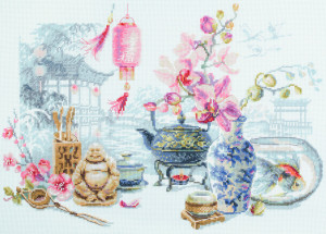 120-300 Восточная фантазия Набор для вышивания Чудесная Игла 40 х 30 см Чудесная игла