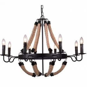 Подвесная люстра Arte Lamp Marsiglia A8956LM-8BK ARTE LAMP ДИЗАЙНЕРСКИЕ, MARSIGLIA 108423 Черный