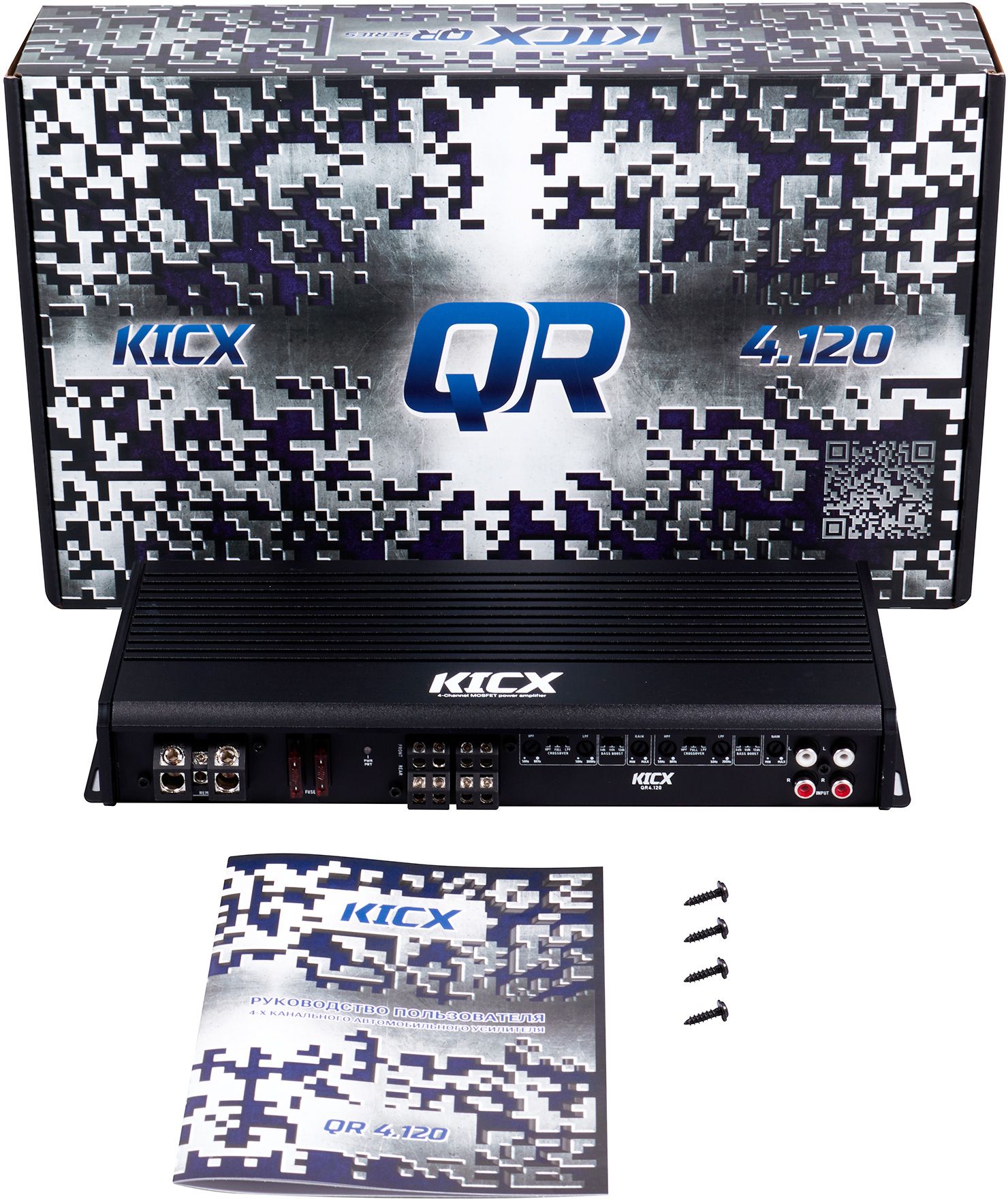 9102880 Усилитель Kicx QR 4.120 STDN-0069202 - Вид №6