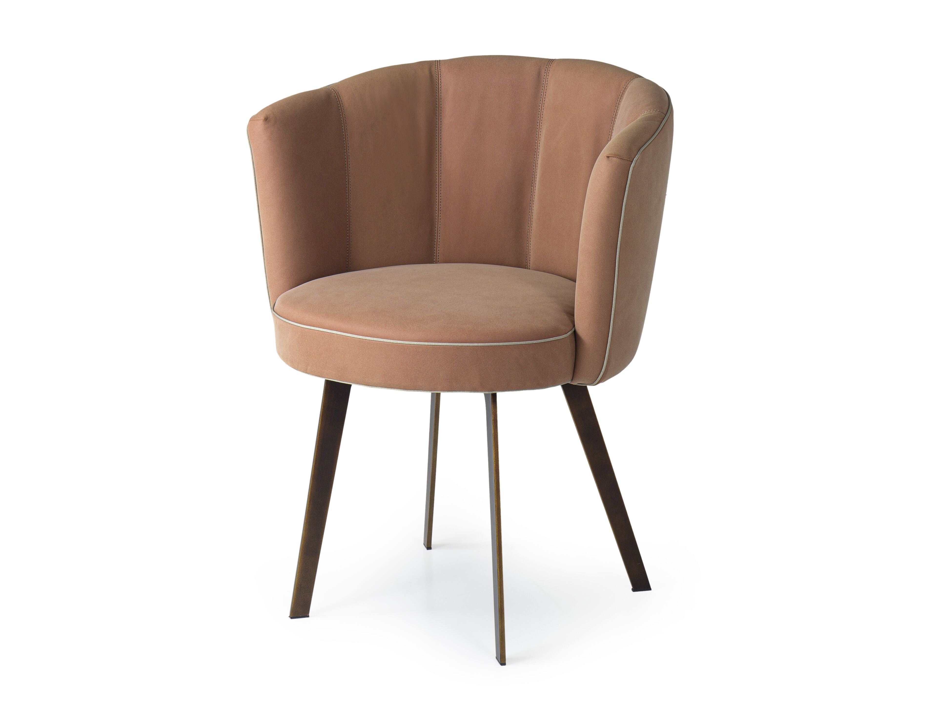 Кожаный мягкий стул с подлокотниками Borzalino Diva ARCH-00032839 - Вид №3