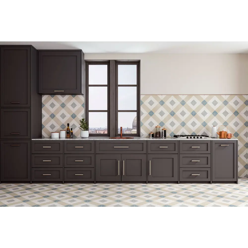 Глазурованный керамогранит Geometric 45x45 см 1 м² матовый цвет бежевый 83763008 STLM-2104918 Santreyd Timeless - Вид №2