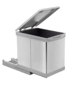 Контейнер для мусора на дверцу Beta 350/16 Metallic Grey NAVAKO