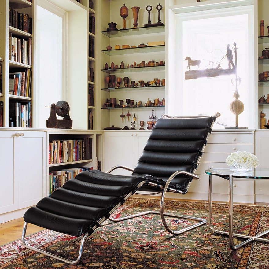 Круглый стол из стали и стекла Knoll MR ARCH-00007175