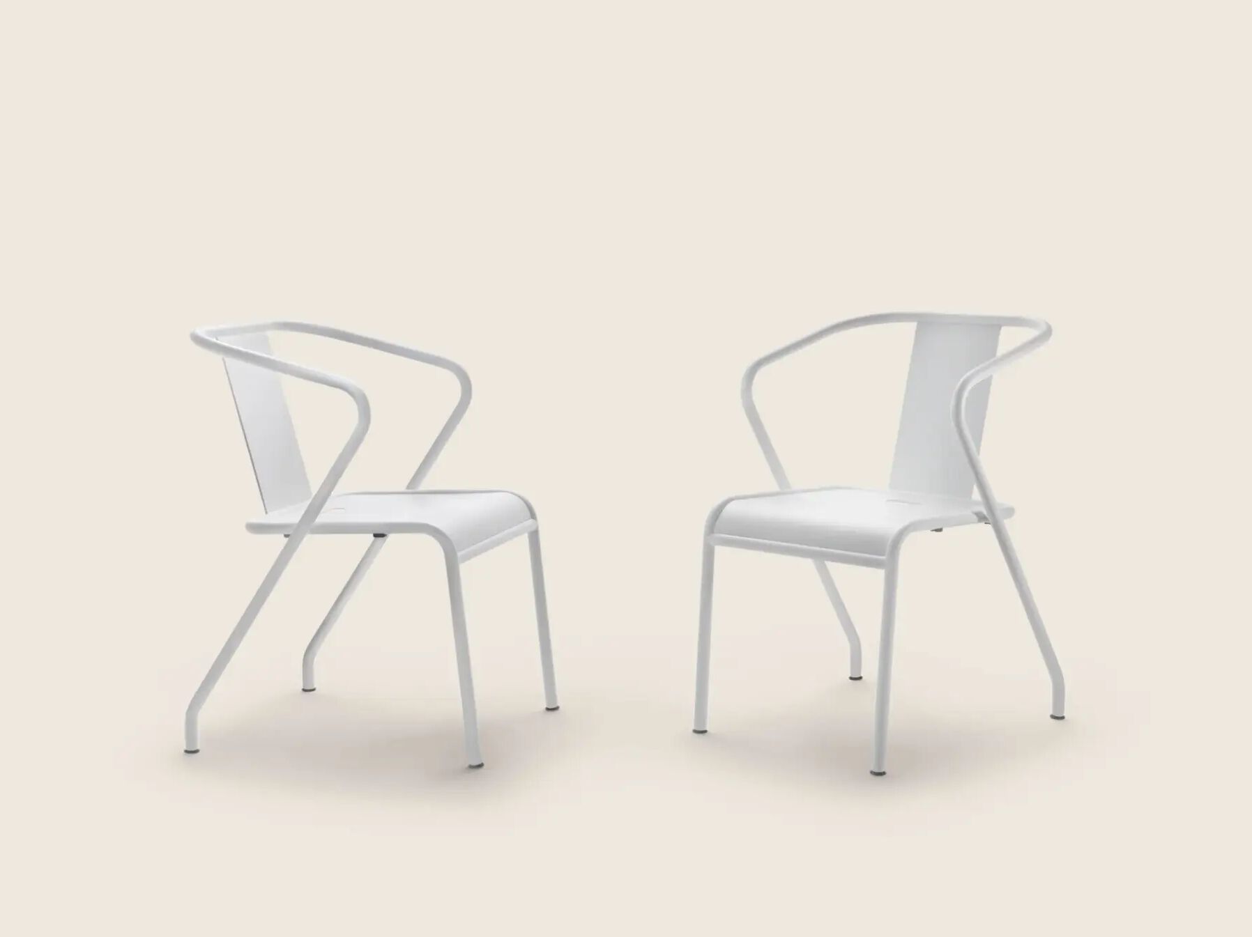 Окрашенный металлический садовый стул Flexform Calipso ARCH-00074022 - Вид №6