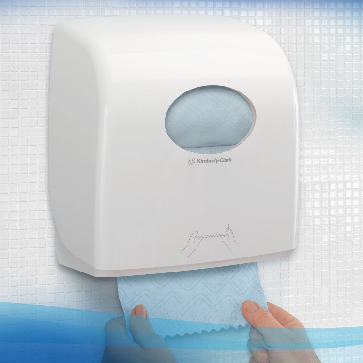 6696 Kimberly Clark Полотенца бумажные в рулоне Kimberly Clark Scott Essential Slimroll 6696 1-слойные 6 рулонов по 190 метров  - Вид №3