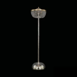 Торшер хрустальный на 4 лампы 138х35х35 см прозрачное золото Bohemia Ivele 19281T4/35IV-138 G BOHEMIA IVELE ЭЛИТНЫЕ 00-3889534 Золото;прозрачный