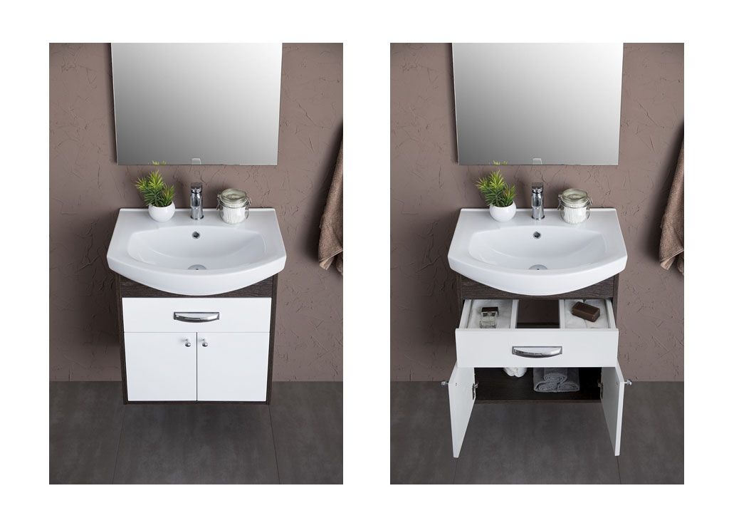 Зеркало Aquanet Грейс 60 дуб кантербери 00198370 - Вид №3